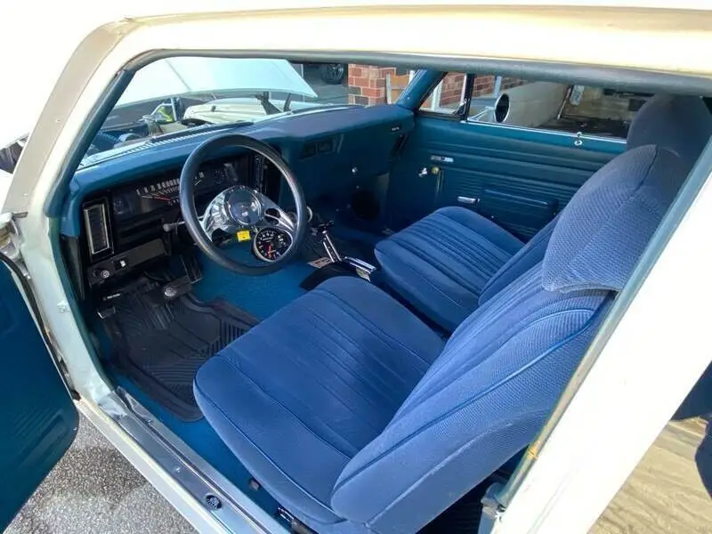 1972 chevrolet nova restored-coldâ ac-pearlâ white-buckets