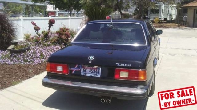 1987 bmw 735i automatic rwd sunroof heated leather seats power windows a/c