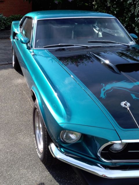 1969 ford mustang mach1 - 351w h code - aut