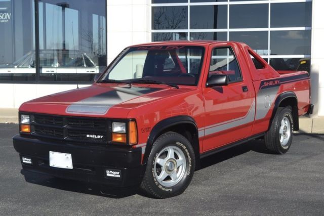 1989 shelby dakota #1077 completely restored 1 of 955 red rare
