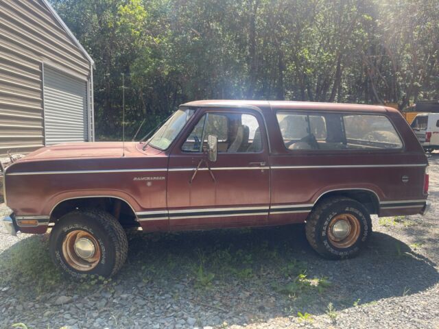 1977 dodge ramcharger se 4x4 aw100 barn find special edition - project vehicle