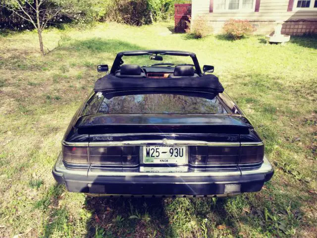 1993 custom jaguar xjs convertible black inside and out