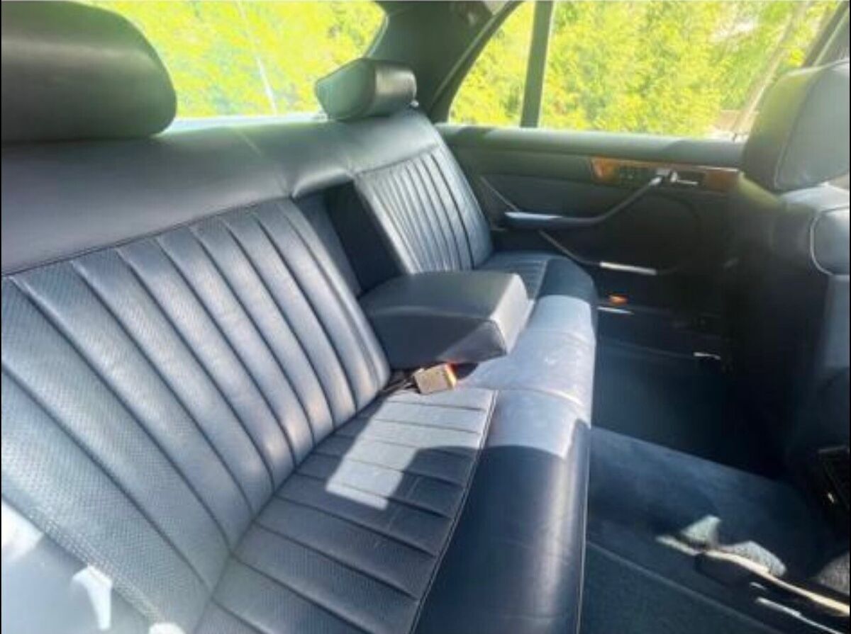 1985 mercedes-benz 500sel sedan white rwd automatic sel