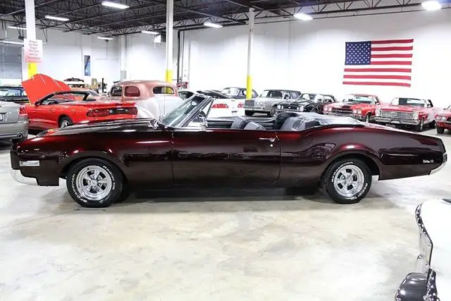 1967 oldsmobile delta 88 68044 miles black cherry convertible 425 v8 automatic