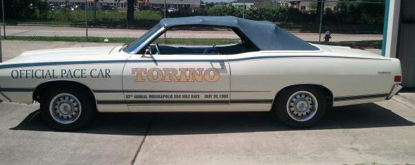 1968 ford torino gt convertible pace car 1 of 709 made