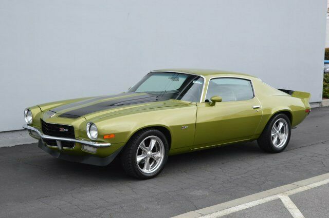 1971 chevrolet camaro lime green automatic 13575 miles
