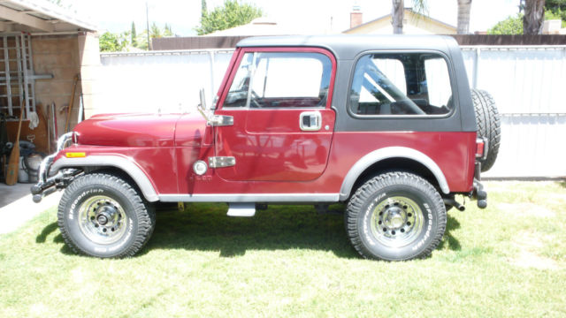 1982 jeep cj7 4x4 off road rock crawler all terrain vehicle