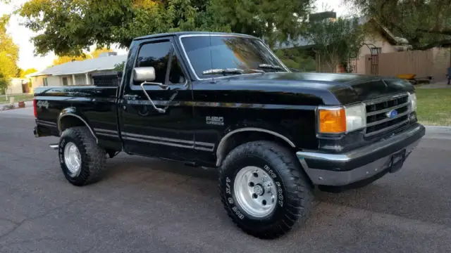 1991 ford f150 xlt lariat 4x4 short bed 5.8 efi 351 v8 automatic, air condition