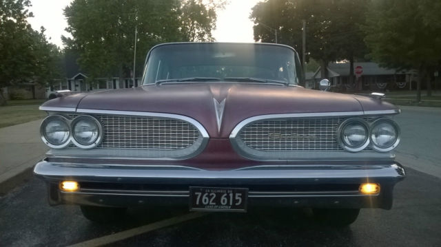 1959 pontiac catalina sedan 389 tri-power ps pb a/c tinted glass texas car!