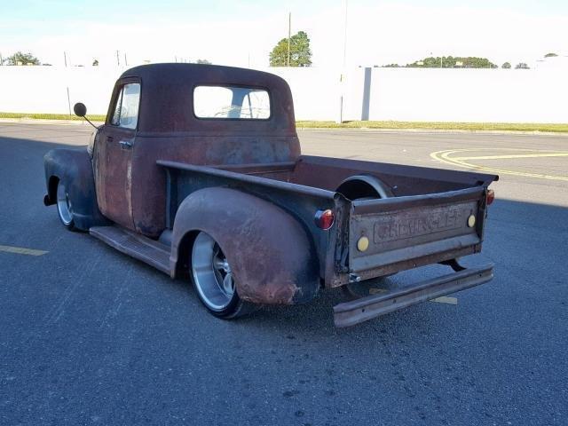 1953 chevrolet 3100 custom patina runs great 45001 miles patina pickups/ truck l