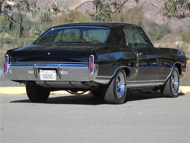 1970 chevrolet monte carlo 350hp restored very nice black automatic