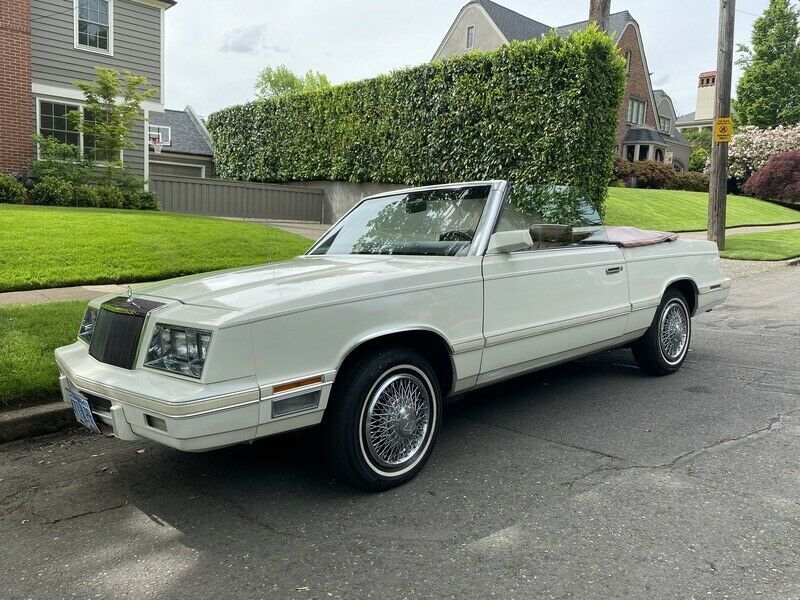 1982 chrysler lebaron convertible mark cross edition 61k documented orig miles