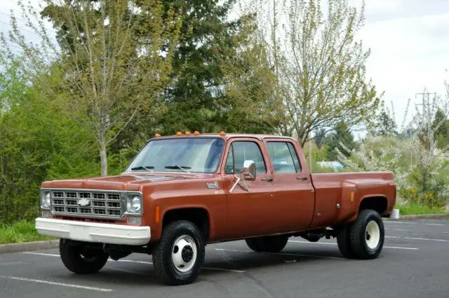 1978 chevrolet crew cab 3+3 k30 custom deluxe drw 4x4 automatic 61,967 miles