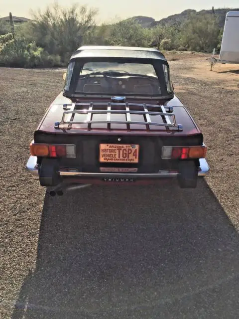 1976 triumph tr6 w/ overdrive and true survivor with only 6900 miles