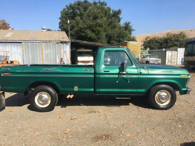 1977 ford f250 custom california rust free truck worldwide no reserve auction