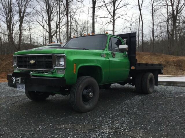 1986 chevy k30 4x4 cummins diesel flatbed pickup