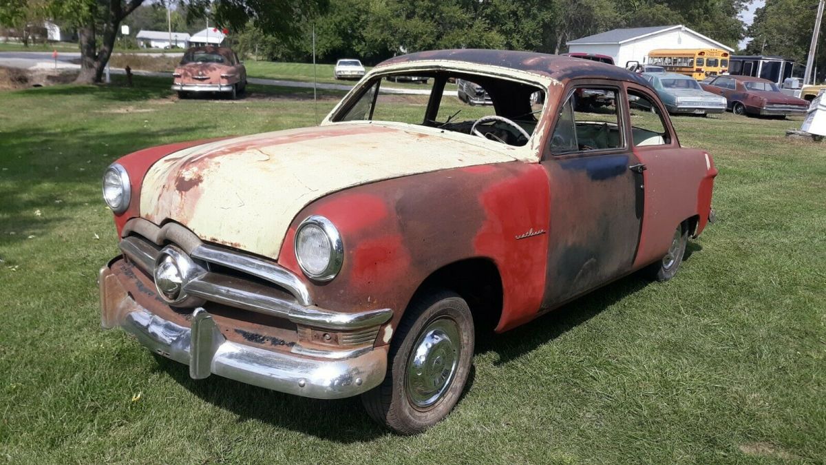 1950 ford crestliner 2 door 50 shoebox iowa project car