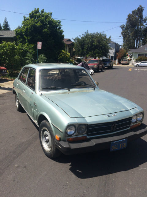 1979 peugeot 504, just out of 20 years in a dark garage. running diesel frenchy