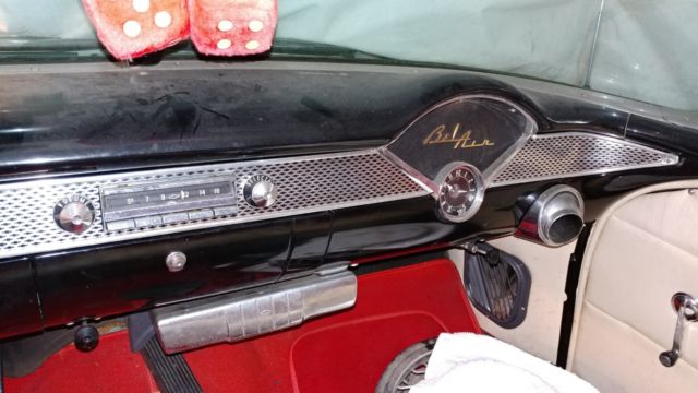 1955 chevrolet nomad - factory black car w/factory a/c 24 + options