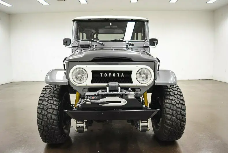 1979 toyota land cruiser fj40 custom 4513 miles charcoal gray suv aluminum 5.7l