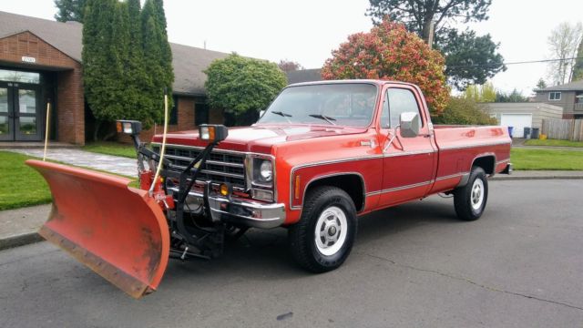 1979 chevrolet silverado k-20 4wd with 29,000 miles ck-2500 k30 k3500 k10 c10