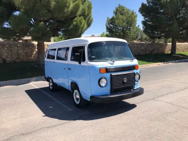1994 volkswagen bus classic van blue fwd manual kombi