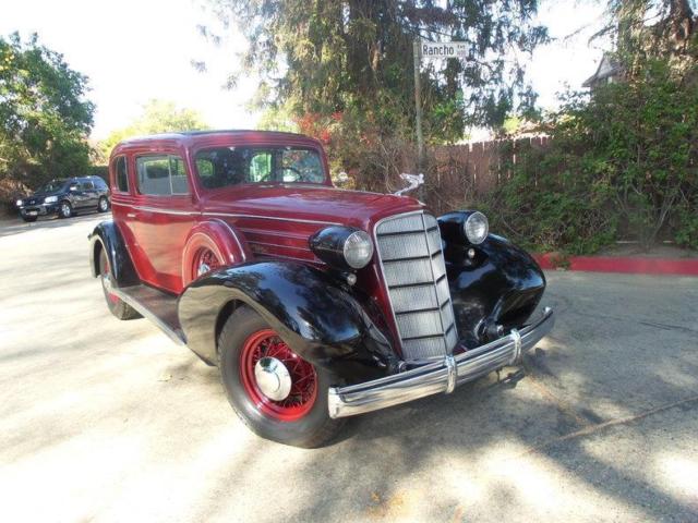 1935 cadillac 355 e /d series series 10 6,328 miles burgundy/black coupe v8 manu