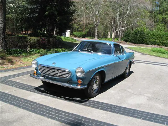 1969 volvo p 1800 40,100 miles blue coupe 4 cylinder manual