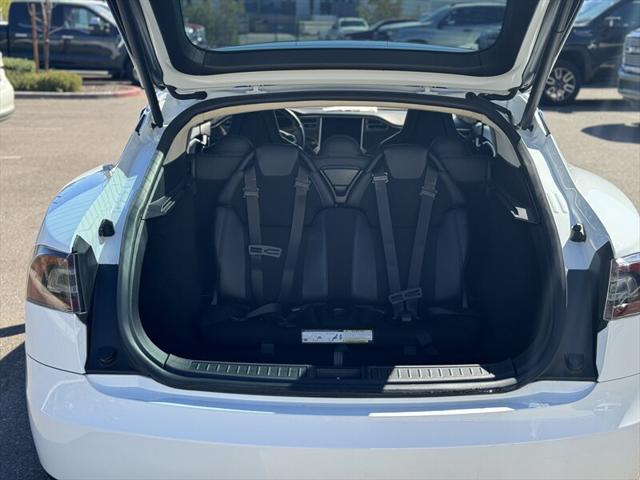 2013 tesla model s 3rd row carfax 1-owner 2 keys tesla model s low mi