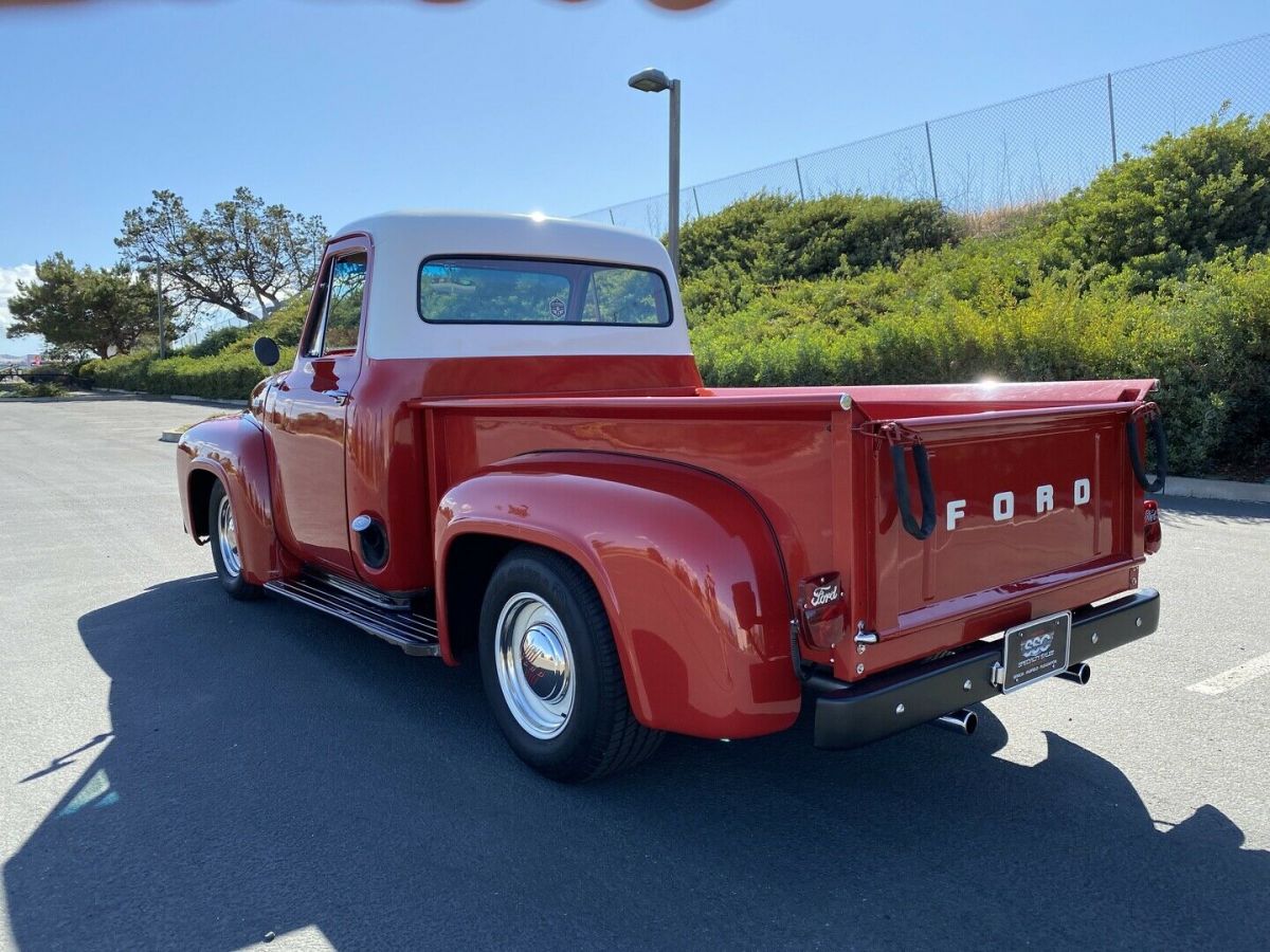 1953 ford f100 725 miles red pickup shortbed ford aod