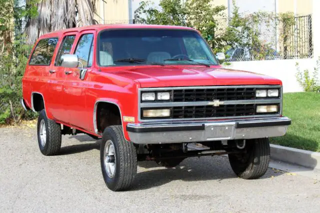 california original, 1990 chevrolet suburban, 2500, 4x4, 3/4 ton, runs a+