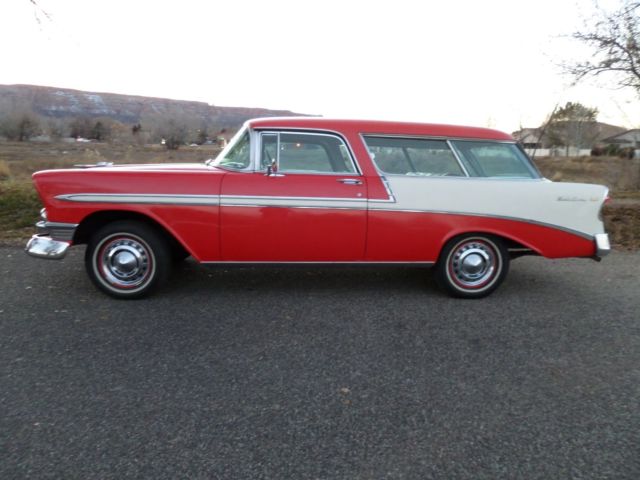 1956 chevrolet belair nomad matching 265 v8 powerglide at original rust free 56