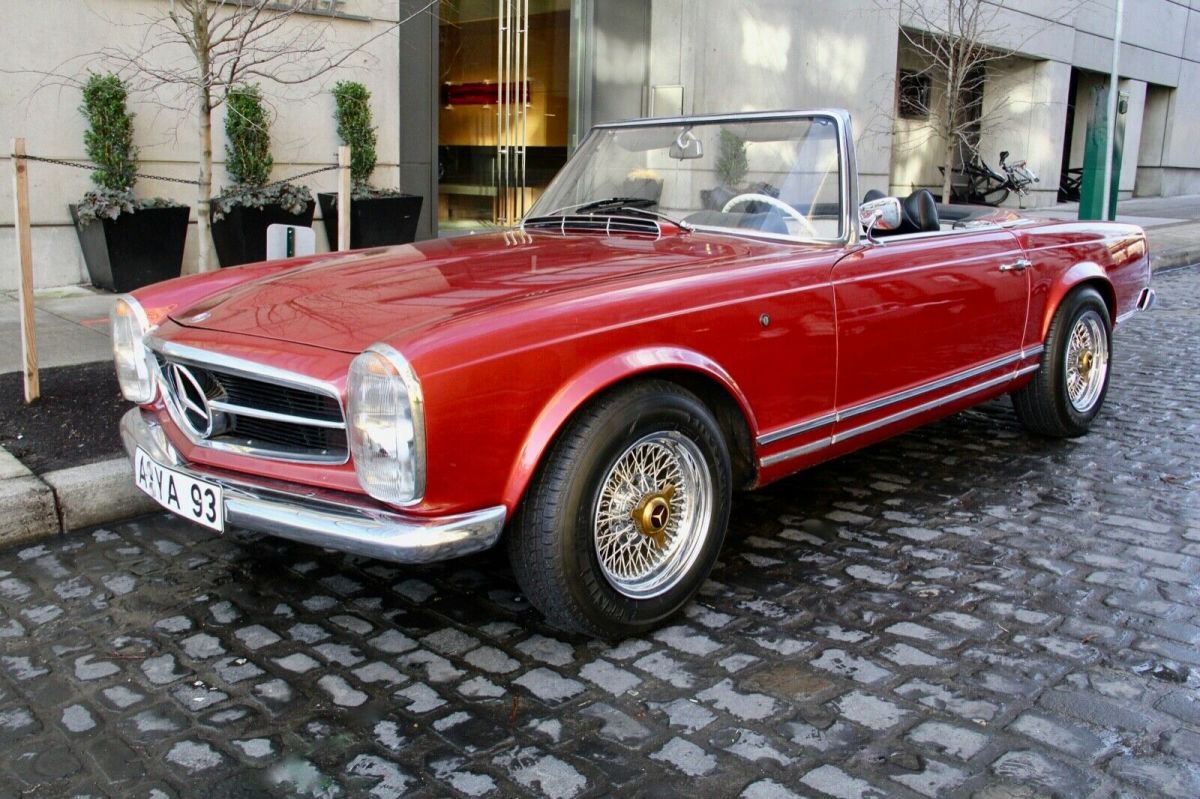 1964 mercedes-benz 230sl roadster. rare 5-speed manual. see video