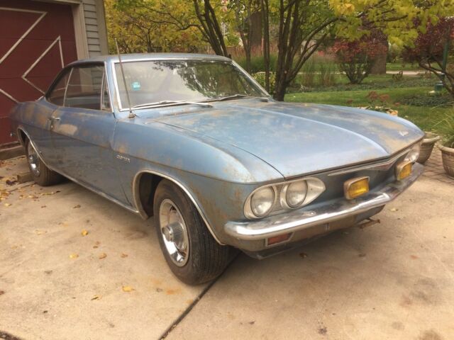 1965 chevrolet corvair corsa turbocharged coupe stored over 40 yrs, calf. car