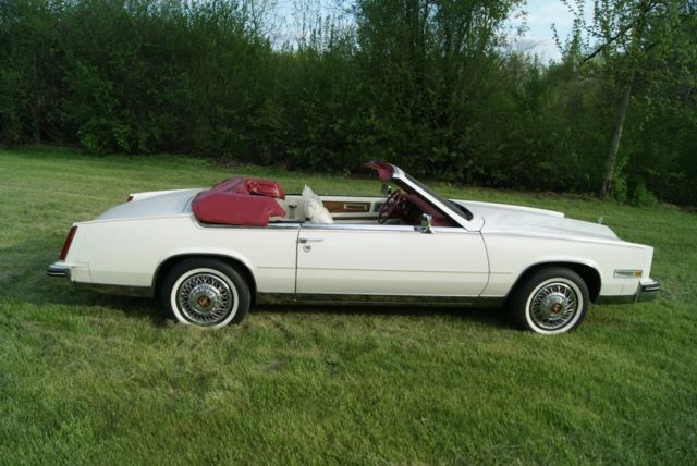 fabulous 1984 cadillac eldorado biarritz convertible with 6k original miles