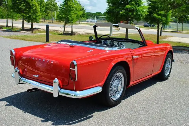 1962 triumph tr4 roadster superb show car rotisserie restored!