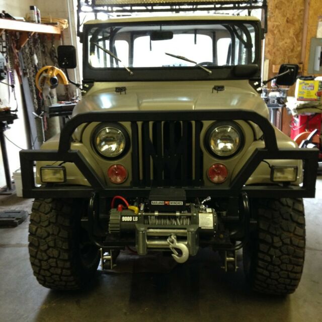1970 kaiser jeep cj5 dana 44 warn hubs witch roof rack brush guard