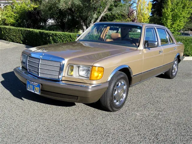 1983 mercedes benz 380sel w126 -- lwb sedan --- one-owner --- california car