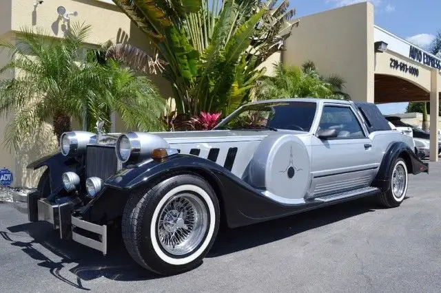 1989 ford excalibur coupe florida classic car 49k miles like mercedes kit car