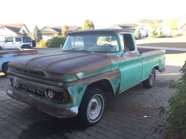 62 gmc c10 patina shortbed