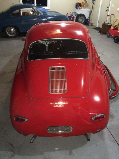 1958 ruetter coupe garaged 100% factory solid undercarriage rare ivory/red coa