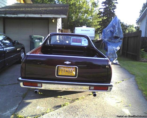 1986 classic chevy el camino for sale in anchorage, alaska