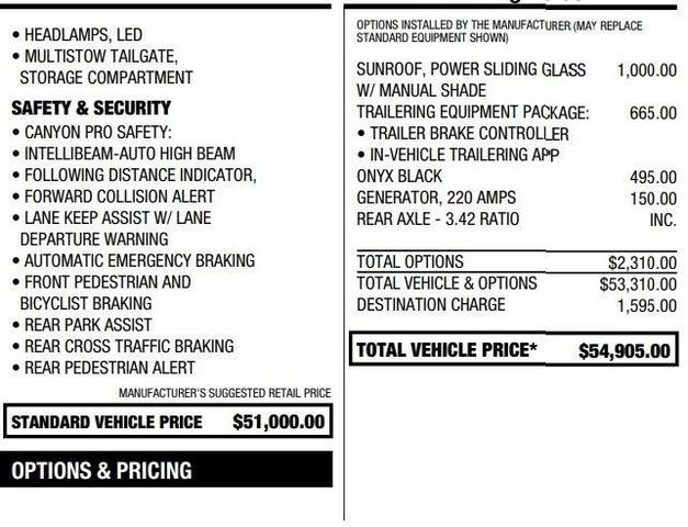 2024 gmc canyon denali