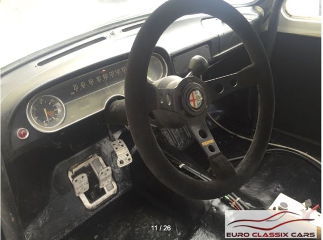1962 alfa romeo giulietta ti corsa - race car - insane fun!