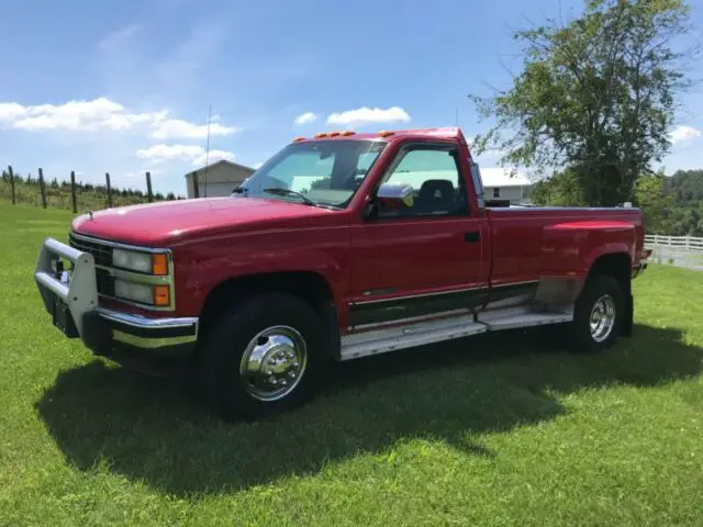 chevrolet silverado 3500 4x4 diesel dually 6.5l one owner!! 65k miles!!!