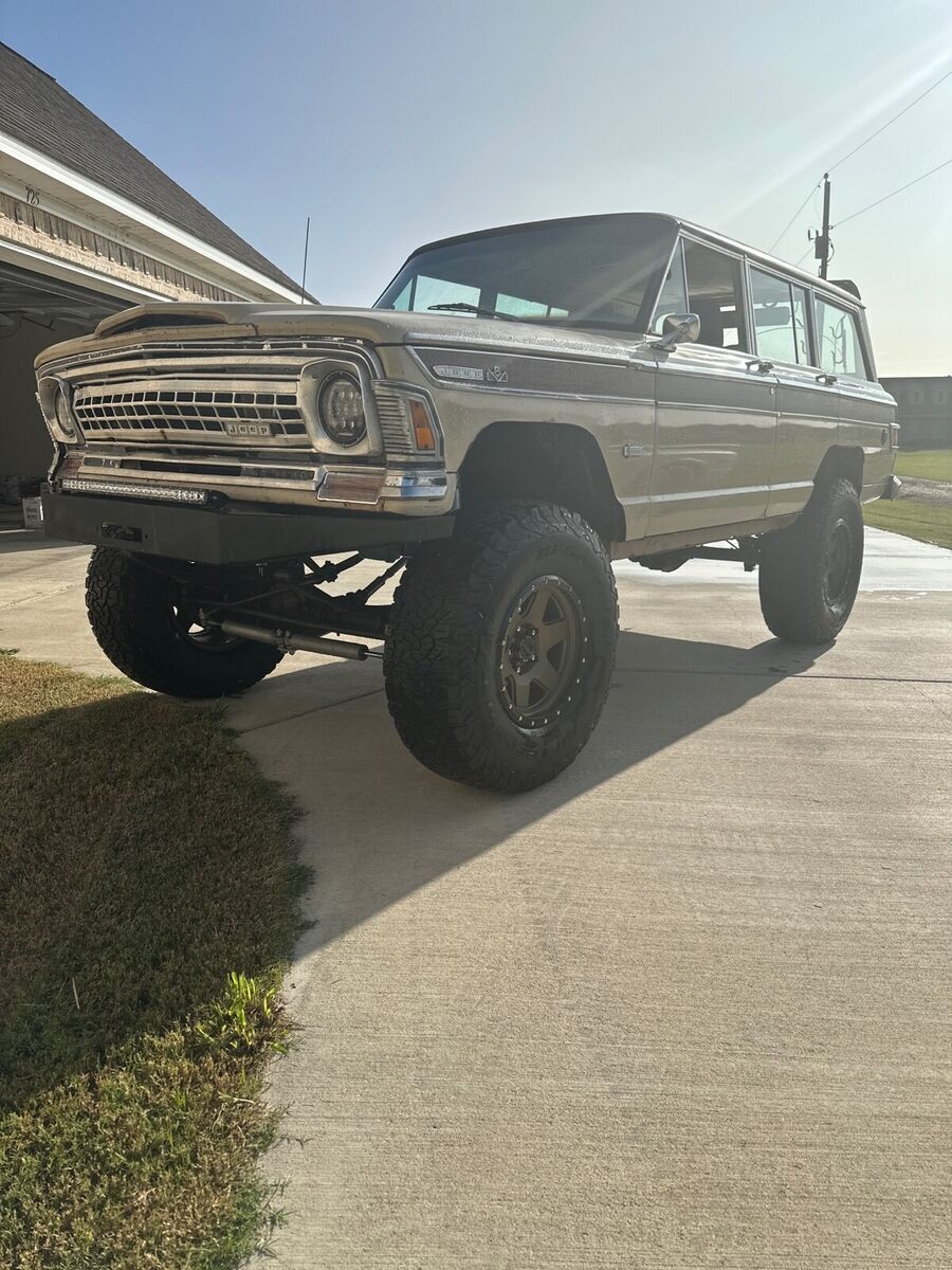 1973 jeep wagoneer wagon yellow 4wd automatic