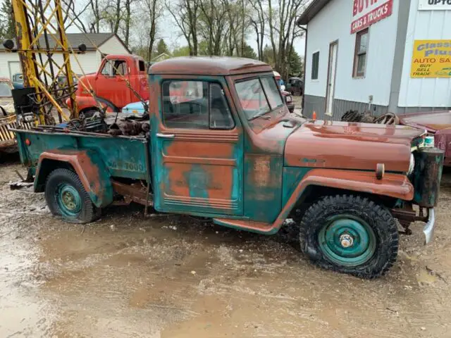 1952 willy's overland jeep 4x4 jeep pickup