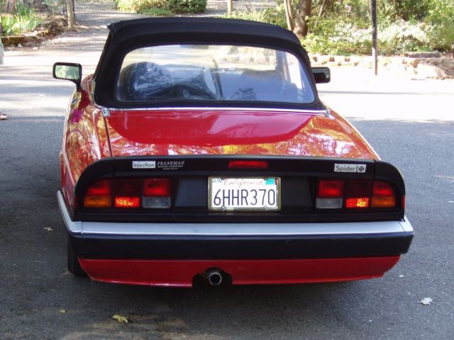 1986 alfa romero spider veloce