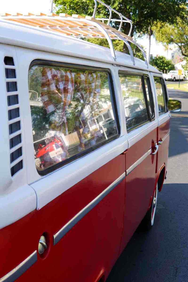 1977 volkswagen type 2 van red rwd manual
