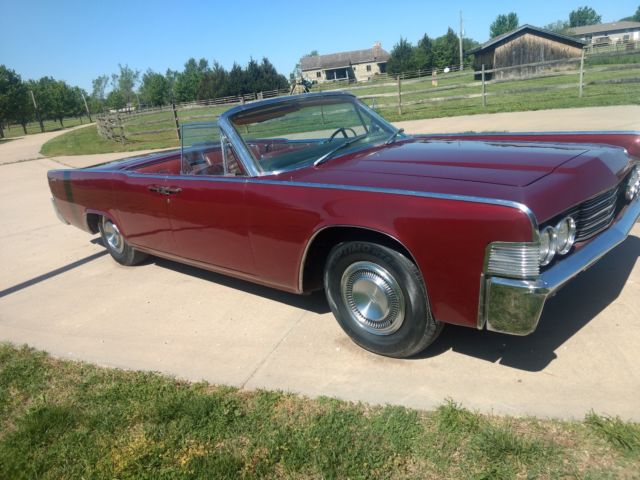 1965 lincoln contintental convertible